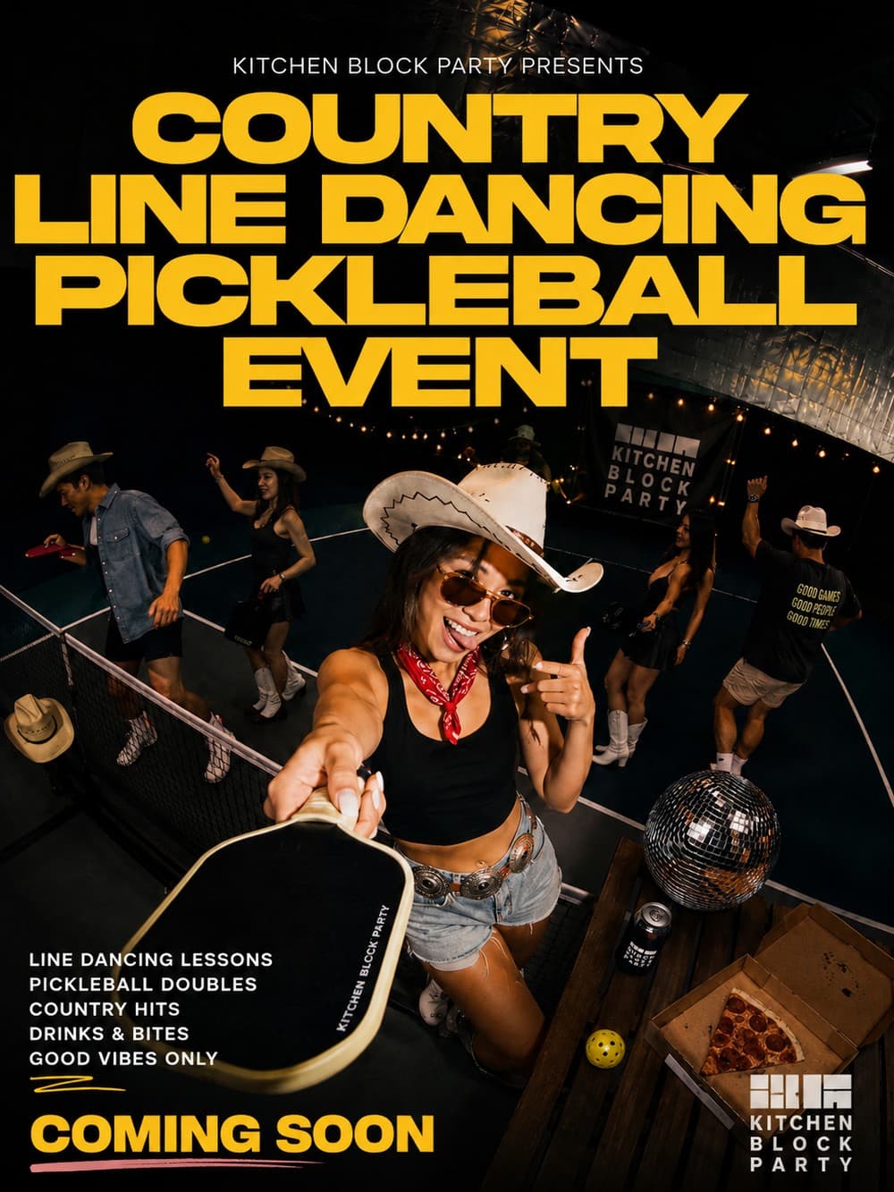 Country Line Dancing Pickleball Event