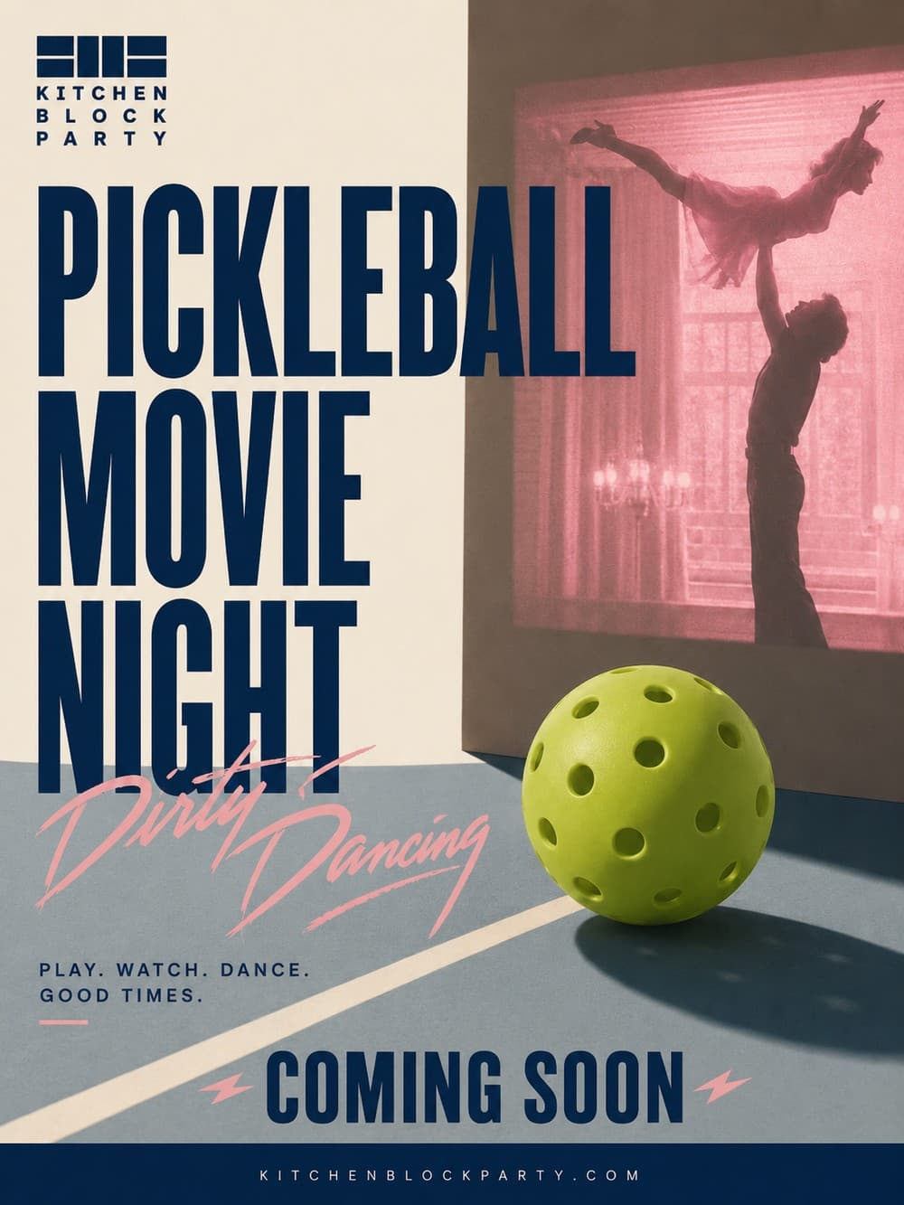 Pickleball Movie Night, Dirty Dancing