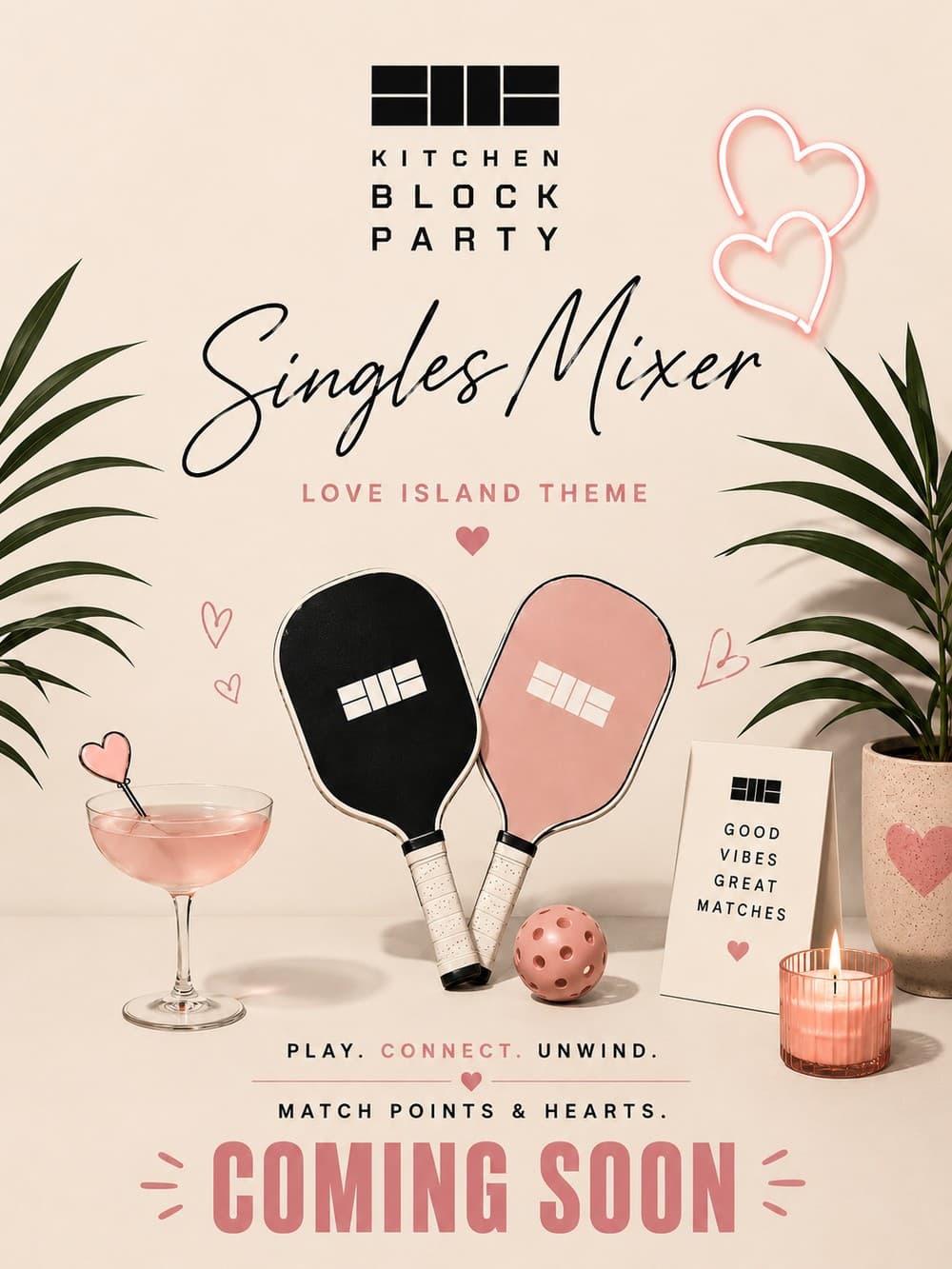 Singles Mixer, Love Island theme