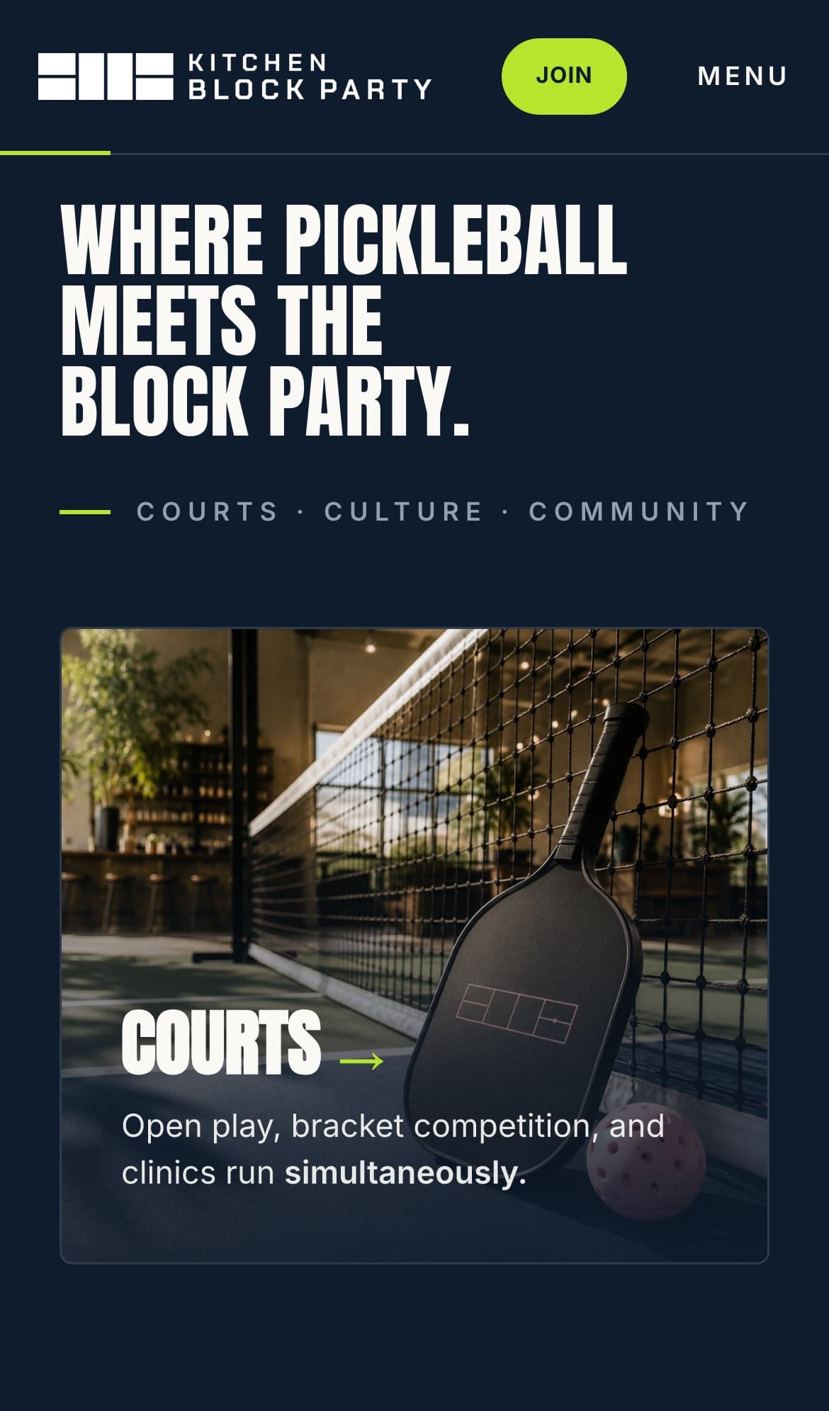 Mobile courts, culture, community section